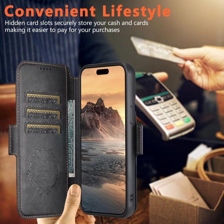 Suteni Q07 2-in-1 Multi-function Detachable Wallet MagSafe Phone Case, For iPhone 12 Pro Max, For iPhone 12 Pro Apple Accessories engsut5517 More iPhone Cases - Suteni - Mobile Lens - Mobile Camera Lens - Cellphone Accessories - Phone Lens - Smartphone Lens