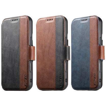 Suteni Q07 2-in-1 Multi-function Detachable Wallet MagSafe Phone Case, For iPhone 12 Pro Max, For iPhone 12 Pro Apple Accessories engsut5517 More iPhone Cases - Suteni - Mobile Lens - Mobile Camera Lens - Cellphone Accessories - Phone Lens - Smartphone Lens