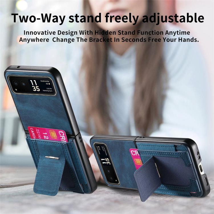 Retro Leather Fold Stand Elastic Card Bag Phone Case, For Motorola Moto Razr 40, For Motorola Moto Razr 40 Ultra engret6099 Mobile Accessories Motorola Motorola Cases - APEXEL INDIA - Mobile Lens - Mobile Camera Lens - Cellphone Accessories - Phone Lens - Smartphone Lens