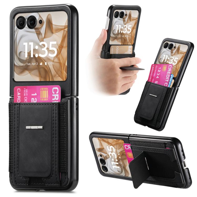 Retro Leather Fold Stand Elastic Card Bag Phone Case, For Motorola Moto Razr 60 Ultra, For Motorola Moto Razr 60, For Motorola Moto Razr 50 Ultra, For Motorola Moto Razr 50 engret6098 Mobile Accessories Motorola Motorola Cases - APEXEL INDIA - Mobile Lens - Mobile Camera Lens - Cellphone Accessories - Phone Lens - Smartphone Lens