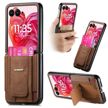 Retro Leather Fold Stand Elastic Card Bag Phone Case, For Motorola Moto Razr 60 Ultra, For Motorola Moto Razr 60, For Motorola Moto Razr 50 Ultra, For Motorola Moto Razr 50 engret6098 Mobile Accessories Motorola Motorola Cases - APEXEL INDIA - Mobile Lens - Mobile Camera Lens - Cellphone Accessories - Phone Lens - Smartphone Lens