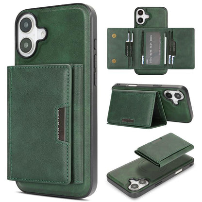 Kalebol Strong Magnetic MagSafe Tri-Fold Wallet Leather Phone Case, For iPhone 17 Pro Max, For iPhone 17 Pro, For iPhone 17, For iPhone 17 Air