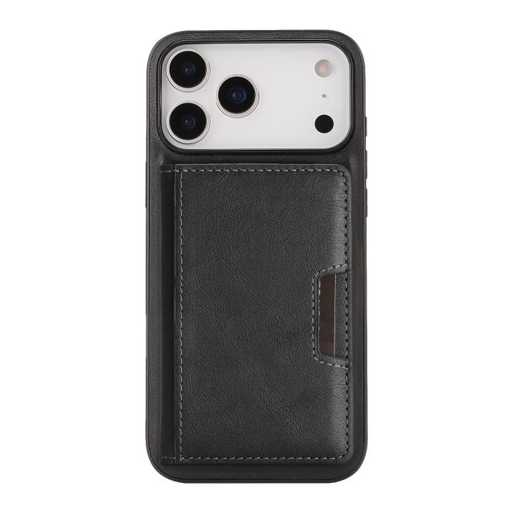 Kalebol Strong MagSafe Magnetic Two-Fold Card Bag Leather Phone Case, For iPhone 17 Pro, For iPhone 17, For iPhone Air, For iPhone 17e / 16e