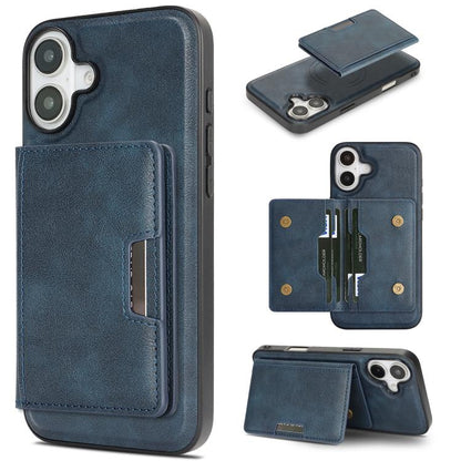 Kalebol Strong MagSafe Magnetic Two-Fold Card Bag Leather Phone Case, For iPhone 17 Pro, For iPhone 17, For iPhone Air, For iPhone 17e / 16e