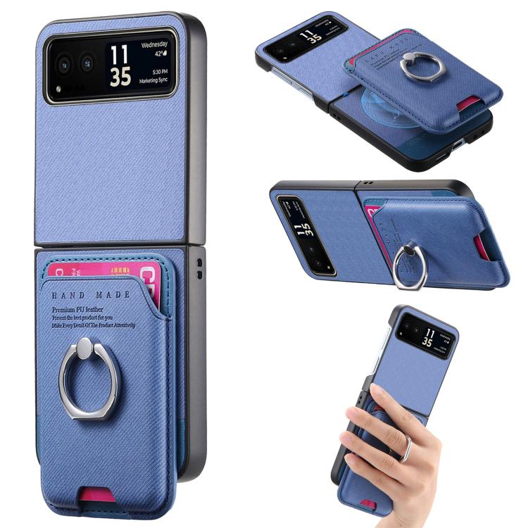 Twill Fabric Card Bag Ring Magnetic Back Phone Case, For Motorola Moto Razr 60 Ultra, For Motorola Moto Razr 50 Ultra, For Motorola Moto Razr 40 engtwi6100 Mobile Accessories Motorola Motorola Cases - APEXEL INDIA - Mobile Lens - Mobile Camera Lens - Cellphone Accessories - Phone Lens - Smartphone Lens