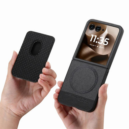 Twill Fabric Card Bag Ring Magnetic Back Phone Case, For Motorola Moto Razr 60 Ultra, For Motorola Moto Razr 50 Ultra, For Motorola Moto Razr 40 engtwi6100 Mobile Accessories Motorola Motorola Cases - APEXEL INDIA - Mobile Lens - Mobile Camera Lens - Cellphone Accessories - Phone Lens - Smartphone Lens