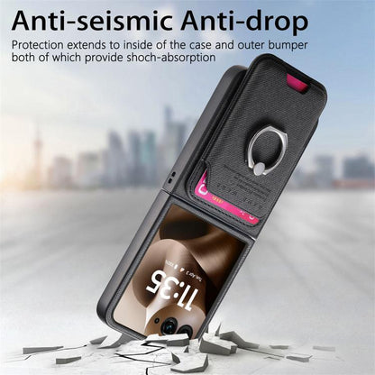 Twill Fabric Card Bag Ring Magnetic Back Phone Case, For Motorola Moto Razr 60 Ultra, For Motorola Moto Razr 50 Ultra, For Motorola Moto Razr 40 engtwi6100 Mobile Accessories Motorola Motorola Cases - APEXEL INDIA - Mobile Lens - Mobile Camera Lens - Cellphone Accessories - Phone Lens - Smartphone Lens