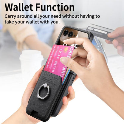 Twill Fabric Card Bag Ring Magnetic Back Phone Case, For Motorola Moto Razr 60 Ultra, For Motorola Moto Razr 50 Ultra, For Motorola Moto Razr 40 engtwi6100 Mobile Accessories Motorola Motorola Cases - APEXEL INDIA - Mobile Lens - Mobile Camera Lens - Cellphone Accessories - Phone Lens - Smartphone Lens