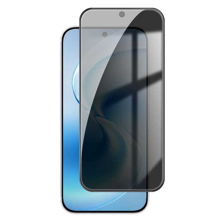 Kalebol High-Aluminum Screen-Printed Full-Coverage Black-Border Privacy Tempered Glass Film, For vivo S60 5G, For vivo X300 FE 5G Russia, For vivo iQOO 15T 5G, For vivo X300 Ultra, For vivo X300 Pro, For vivo X300