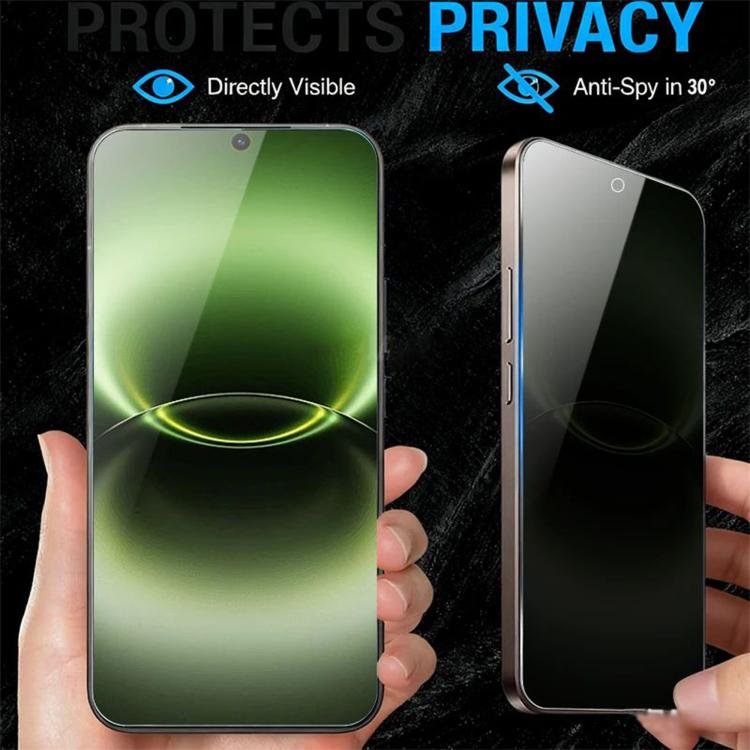 10pcs Kalebol High-Aluminum Screen-Printed Full-Coverage Black-Border Privacy Tempered Glass Film, For vivo S60 5G, For vivo X300 FE 5G Russia, For vivo iQOO 15T 5G, For vivo X300 Ultra, For vivo X300 Pro, For vivo X300