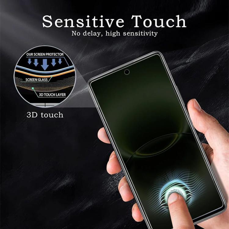 10pcs Kalebol High-Aluminum Screen-Printed Full-Coverage Black-Border Privacy Tempered Glass Film, For vivo S60 5G, For vivo X300 FE 5G Russia, For vivo iQOO 15T 5G, For vivo X300 Ultra, For vivo X300 Pro, For vivo X300