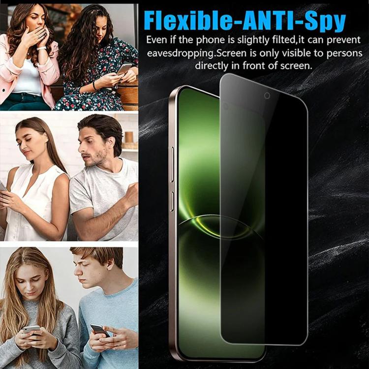 10pcs Kalebol High-Aluminum Screen-Printed Full-Coverage Black-Border Privacy Tempered Glass Film, For vivo S60 5G, For vivo X300 FE 5G Russia, For vivo iQOO 15T 5G, For vivo X300 Ultra, For vivo X300 Pro, For vivo X300