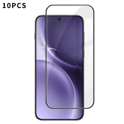 10pcs Kalebol High-Aluminum Screen-Printed Full-Coverage Anti-Fingerprint Black-Bordered HD Tempered Glass Film, For vivo S60 5G, For vivo X300 FE 5G Russia, For vivo iQOO 15T 5G, For vivo X300 Ultra, For vivo X300 Pro, For vivo X300