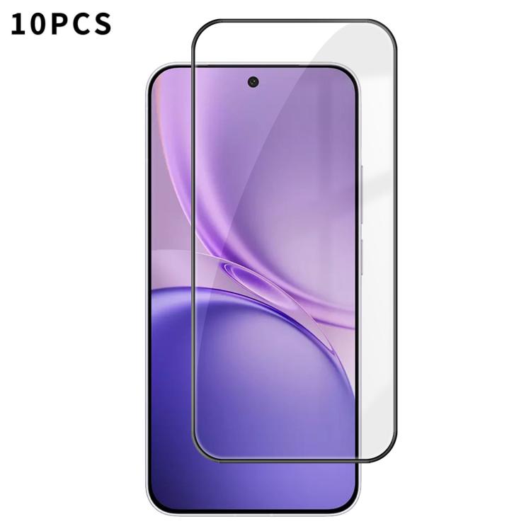 10pcs Kalebol High-Aluminum Screen-Printed Full-Coverage Anti-Fingerprint Black-Bordered HD Tempered Glass Film, For vivo S60 5G, For vivo X300 FE 5G Russia, For vivo iQOO 15T 5G, For vivo X300 Ultra, For vivo X300 Pro, For vivo X300