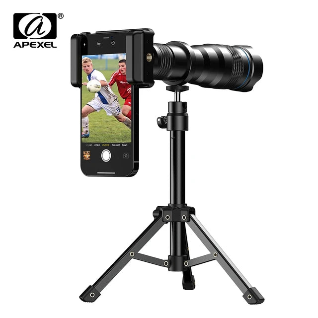 [New] Apexel 36x Super Zoom Mobile Lens + Desk tripod