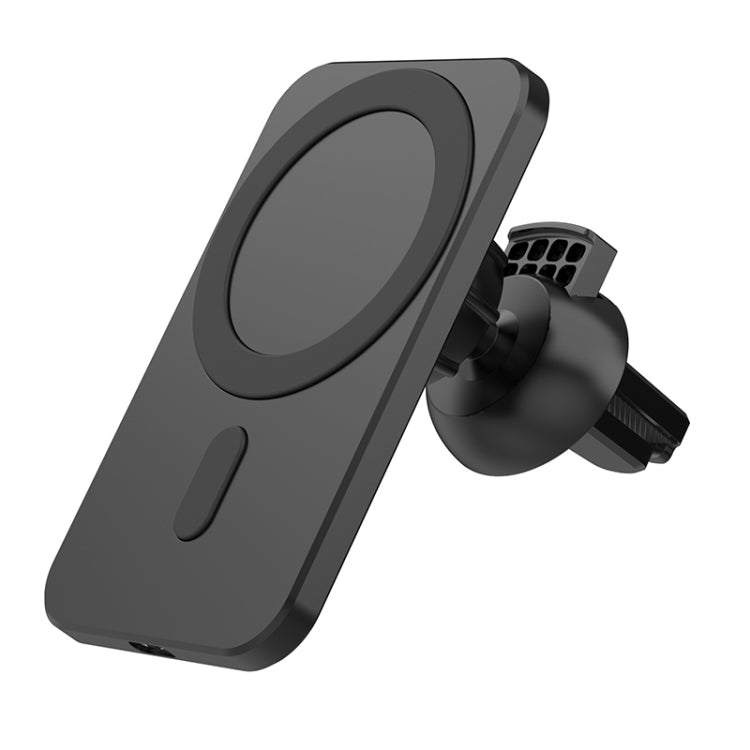 N16 10W Car Air Outlet + Suction Cup Magsafe Magnetic Wireless Charger Mobile Phone Holder For IPhone 12 Series engn165769 In Car Interior Accessories Wireless Charger Holders - APEXEL INDIA - Mobile Lens - Mobile Camera Lens - Cellphone Accessories - Phone Lens - Smartphone Lens