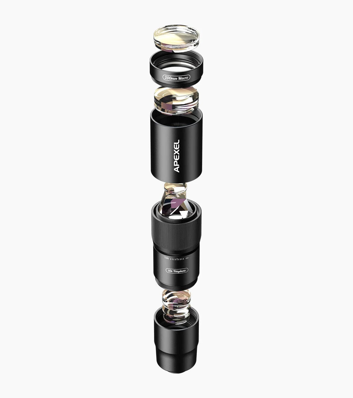 [Preorder] [New] Apexel TeleMacro Pro 10X 2-in-1 Telephoto &amp; Macro Lens for Mobile Phone [2026] engnew6105 Macro Zoom - APEXEL INDIA - Mobile Lens - Mobile Camera Lens - Cellphone Accessories - Phone Lens - Smartphone Lens