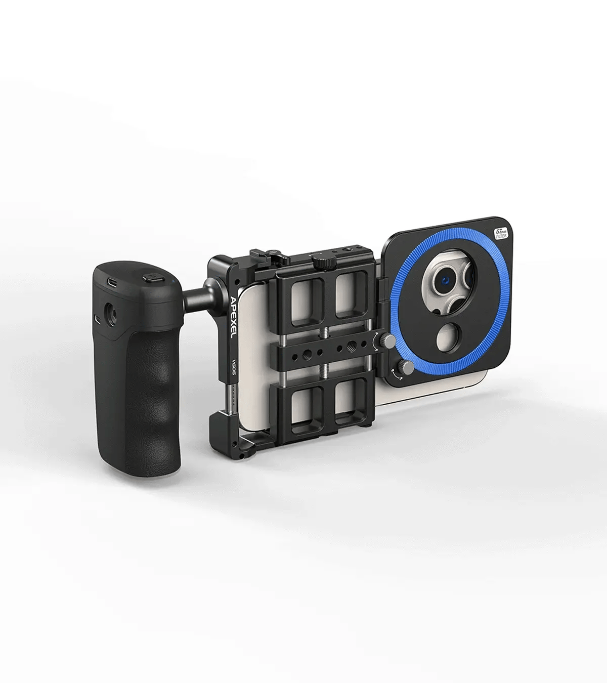 [New] Apexel VideoRig 2 Pro Mobile Video Kit Cage for Mobile Phone Accessories Others - APEXEL INDIA - Mobile Lens - Mobile Camera Lens - Cellphone Accessories - Phone Lens - Smartphone Lens