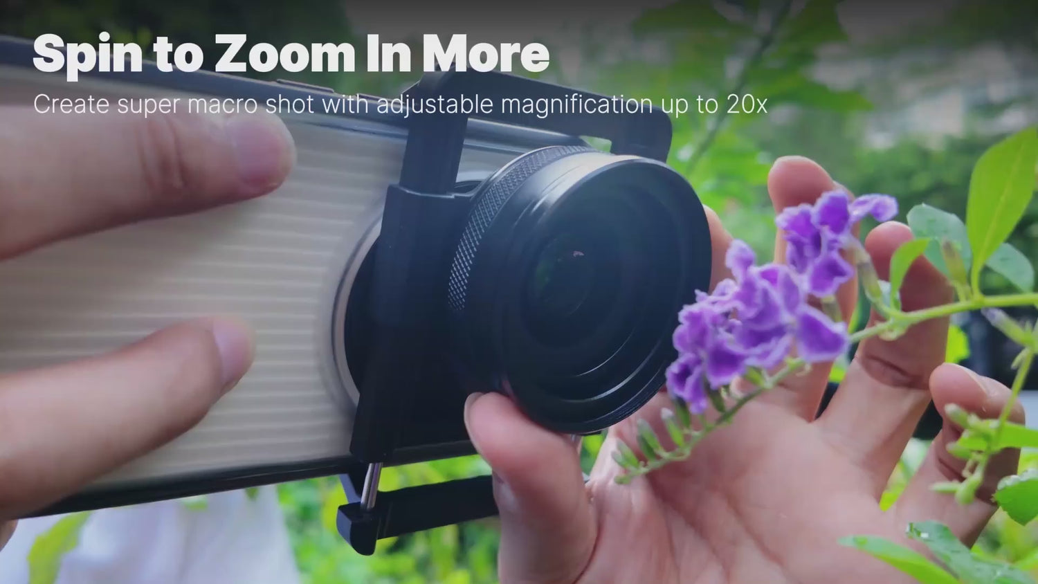 [Preorder] [New] Apexel ZoomMacro 10x-20X Macro Lens for Mobile Camera