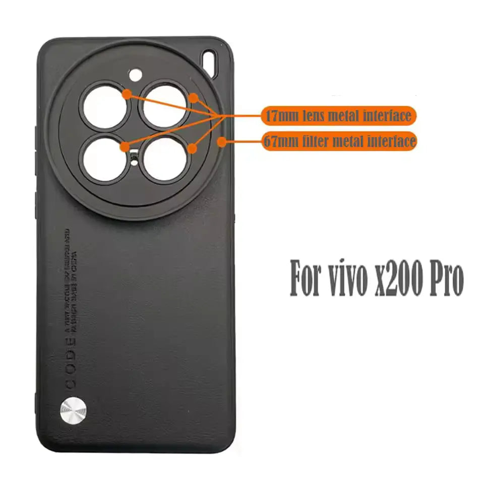 [New] Vivo X200 Pro Case Cover with 17mm Lens Attachment + 67mm Filter Attchment engunt73 - APEXEL INDIA - Mobile Lens - Mobile Camera Lens - Cellphone Accessories - Phone Lens - Smartphone Lens