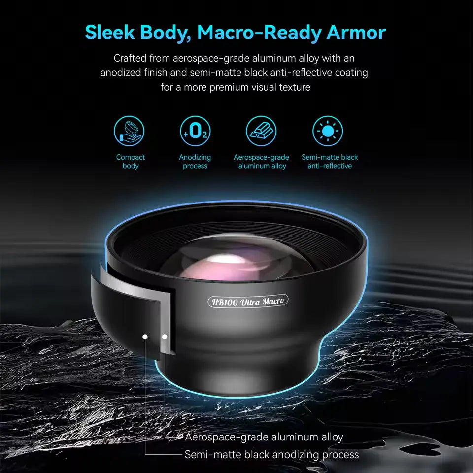 [New] Apexel 100mm Ultra Macro Lens for Mobile engunt5706 - APEXEL INDIA - Mobile Lens - Mobile Camera Lens - Cellphone Accessories - Phone Lens - Smartphone Lens