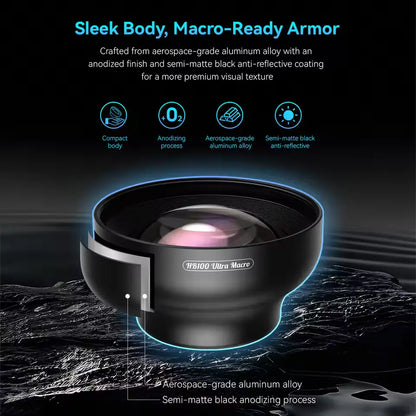 [New] Apexel 100mm Ultra Macro Lens for Mobile engunt5706 - APEXEL INDIA - Mobile Lens - Mobile Camera Lens - Cellphone Accessories - Phone Lens - Smartphone Lens