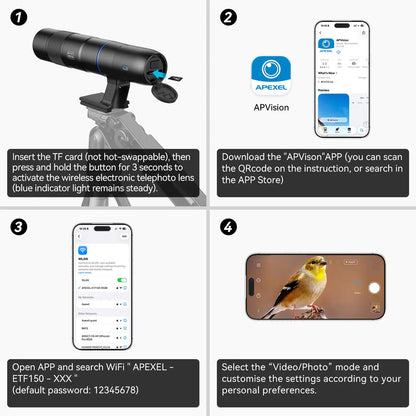 [New] VisionMax 45x All-in-One Portable Smart Electronic Telephoto Lens