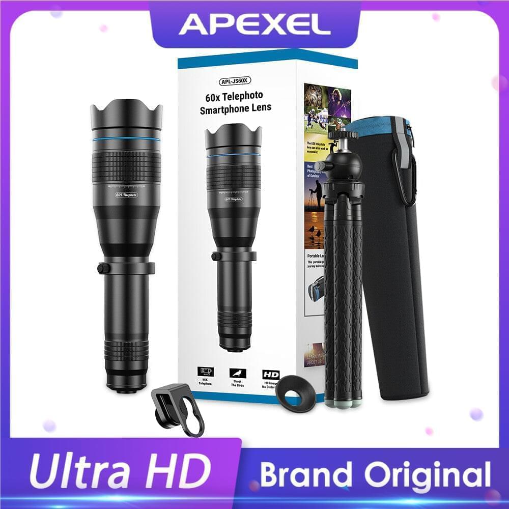 Apexel HD 60X ஹைப்பர் ஜூம் மொபைல் லென்ஸ்