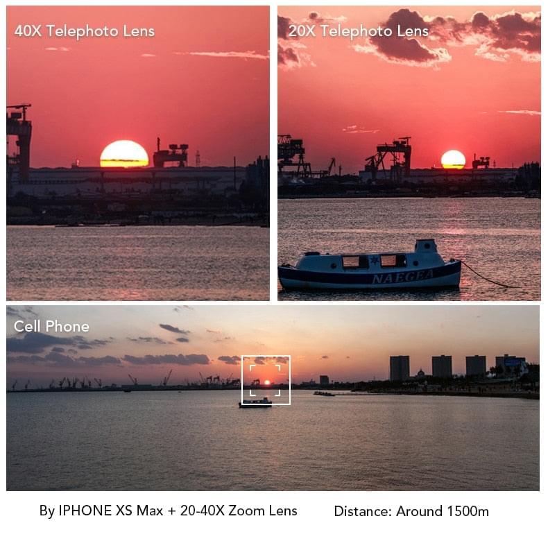 Apexel 20x-40x Zoom-in Zoom-out Telescopic Zoom Lens for Mobile engape26 Zoom - APEXEL INDIA - Mobile Lens - Mobile Camera Lens - Cellphone Accessories - Phone Lens - Smartphone Lens